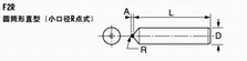 F2R 圆筒形直型（小口径R点式）